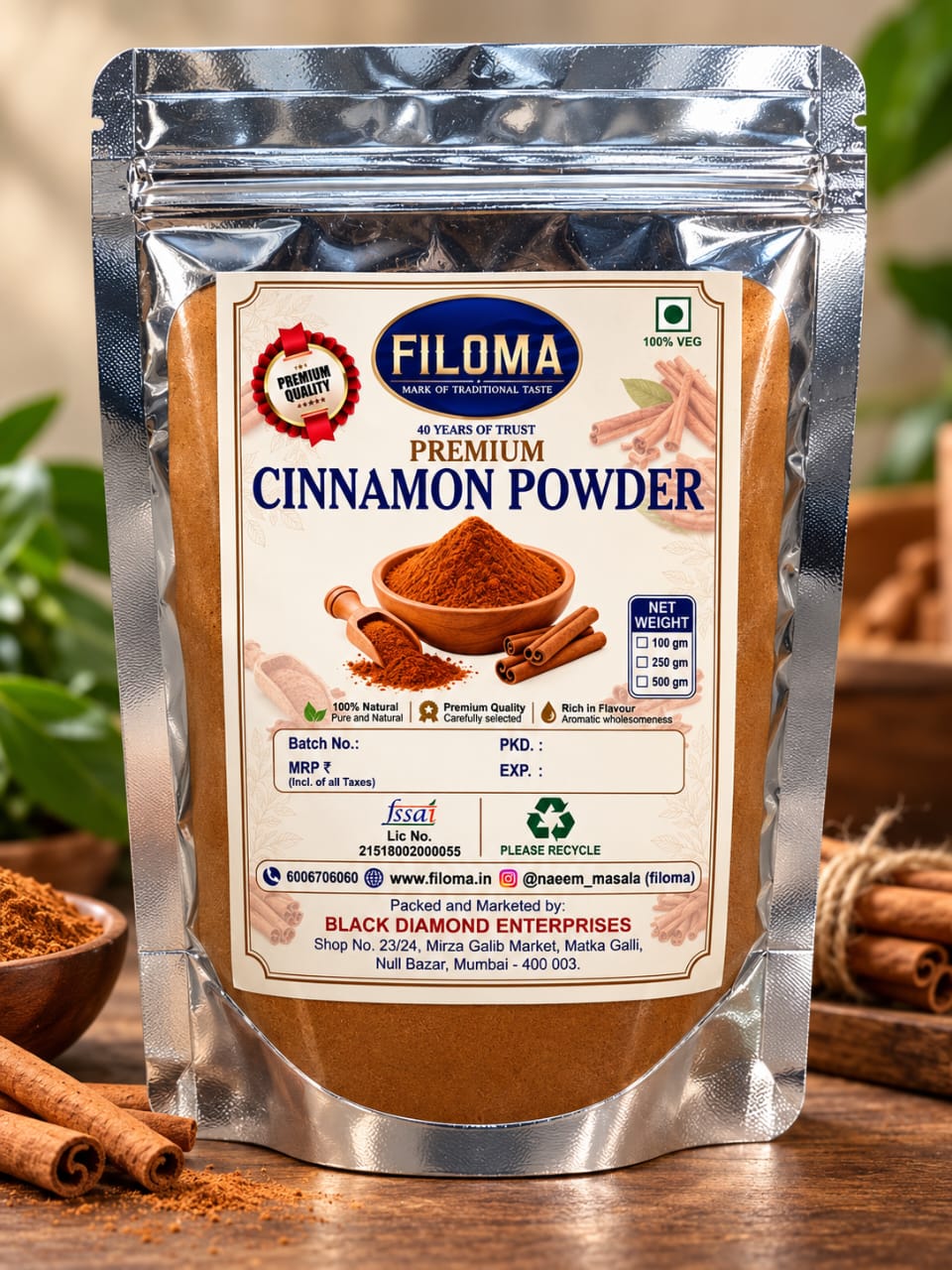 Premium Cinnamon Powder – Pure & Natural