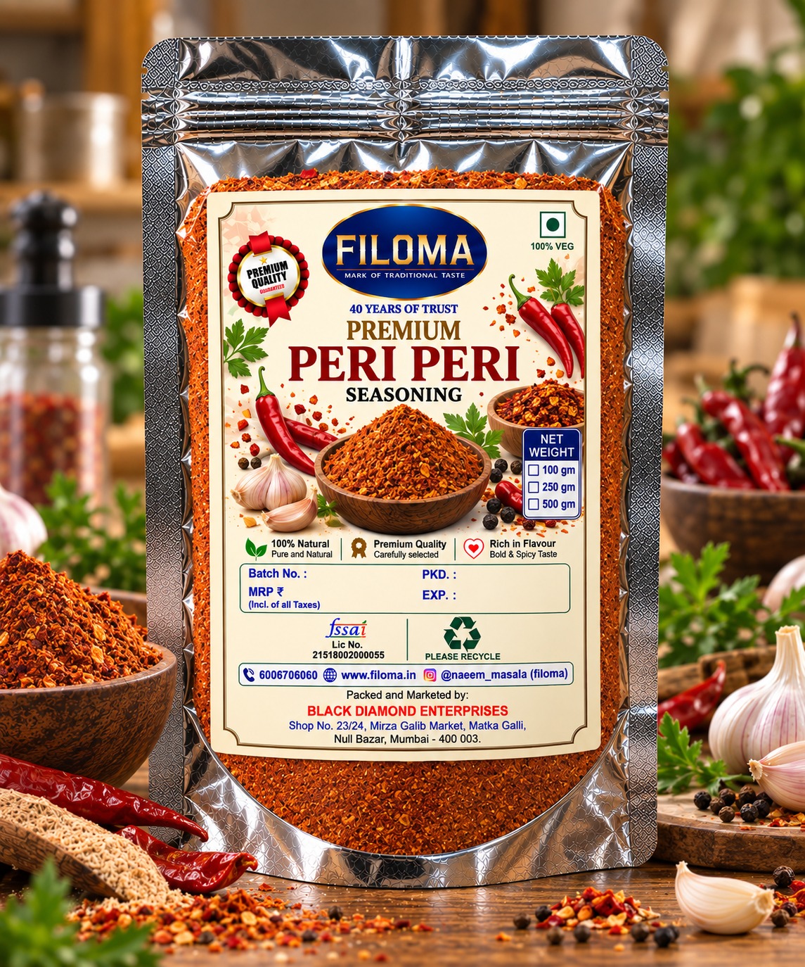 Premium Peri Peri Seasoning | Filoma
